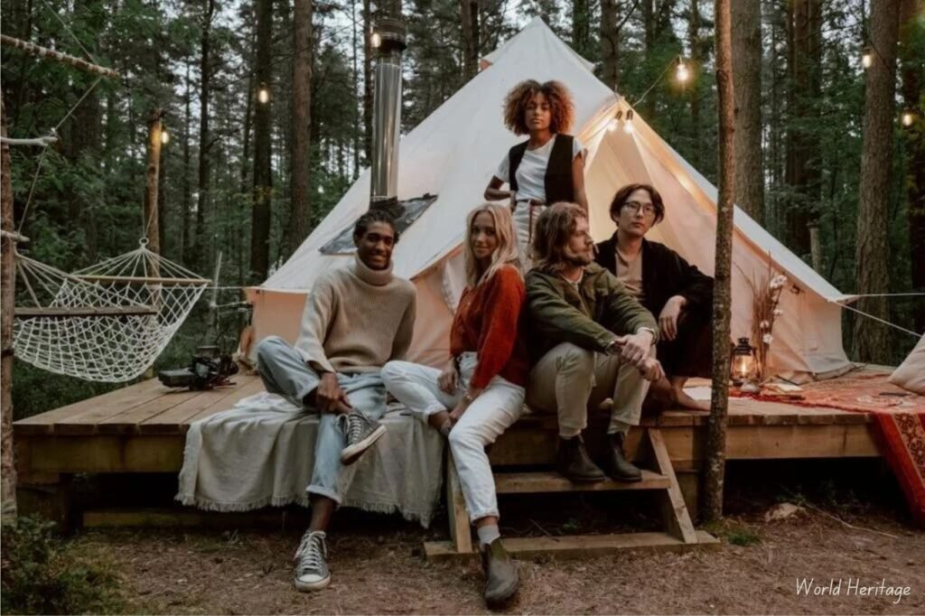 family glamping