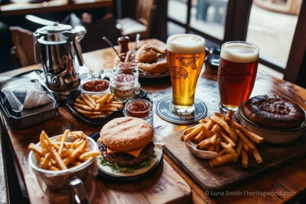 Enjoy a hearty pub meal