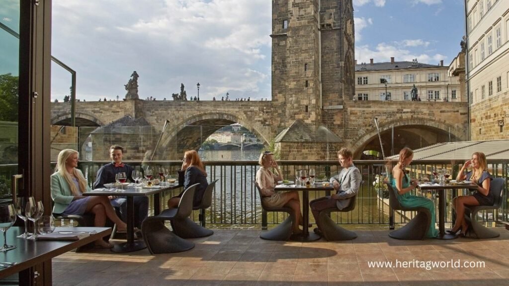 Where to Eat Near Charles Bridge with a Stunning view