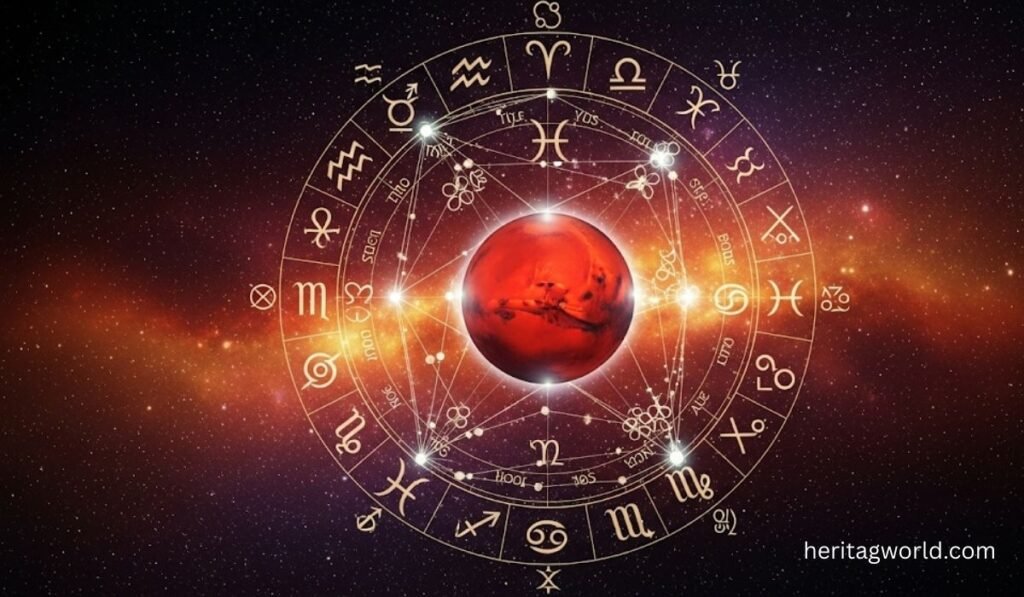 Mars in Different Houses in Aquarius Lagna